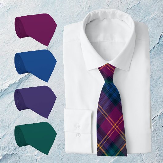 Jewel Tone Blue Stropdas