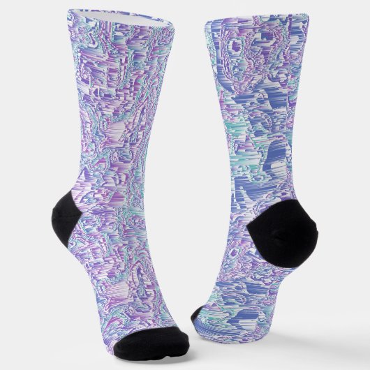 Jewel Tone Glitch 2 Socks Sokken (Gebogen)