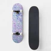 Jewel Tone Glitch Skateboard (Voorkant)
