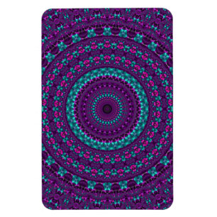 Jewel Tone Kaleidoscope Magneet