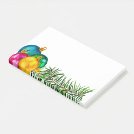 Jewel tone kerstsierplanten Pine sprig Post-it® Notes