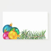 Jewel tone kerstsierplanten Pine sprig Post-it® Notes (Voorkant)