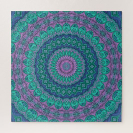 Jewel Tone Mandala Legpuzzel (Verticaal)