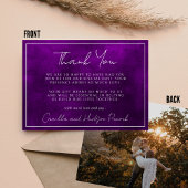 Jewel Tone Romance | Amethyst | Dankbetuiging Bedankkaart