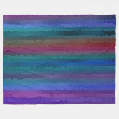 Jewel Tone Streaks Uitnodiging Fleece Deken (Voorkant (Horizontaal))