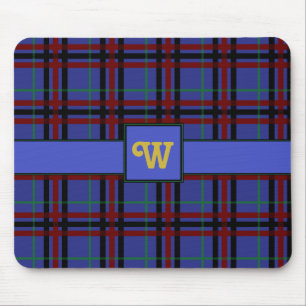 Jewel-Toned Plaid Mousepad Muismat