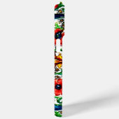 Jewel Tones Middeleeuws manuscript Bloemen Scrolls Case-Mate iPhone Case (Achterkant / Rechts)