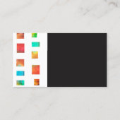 jewel toon modern visitekaartje aangepaste sjabloo (Achterkant)