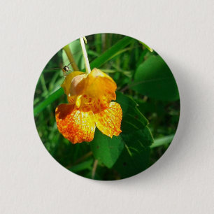 Jewel Weed, wilde bloem Ronde Button 5,7 Cm