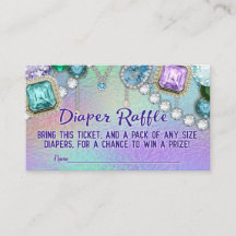 Jewel Zeemeermin Luiers Raffle Ticket