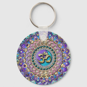 Jeweled Astrosymbology Mandala Sleutelhanger