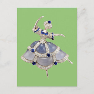 Jeweled Ballerina Briefkaart