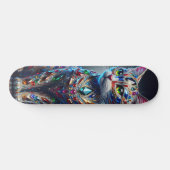 Jeweled Cat Skateboard (Horz)