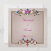 Jeweled Elegance Uitnodiging (Achterkant)