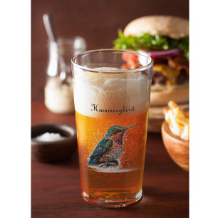 Jeweled Hummingbird Serenade, op maat Glas