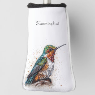 Jeweled Hummingbird Serenade, op maat Golfheadcover