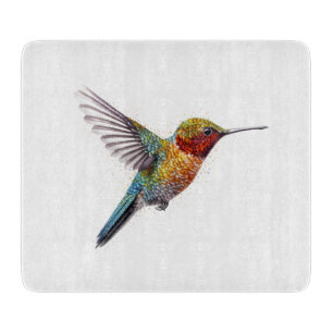 Jeweled Hummingbird Serenade Snijplank
