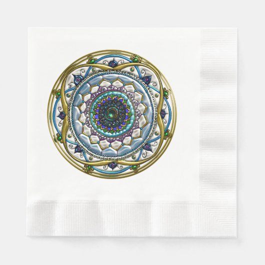 Jeweled Mandala Servet (Voorkant)