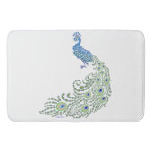 Jeweled Peacock Badmat (Voorkant)