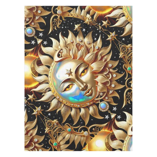 Jeweled Sun Tafelkleed (Voorkant)