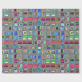 Jewelee Modern Mosaic Art Cadeaupapier (Vlak)