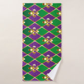 Jewelry Background Mardi Gras (Serviette de bain)
