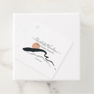 Jewelry Designer Abstracte Product Favor Tags Bedankjes Labels