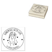 Jewelry Handmade with love, Custom Rubberstempel (Gestempeld)