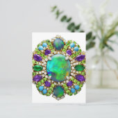 Jewelry Mandala Briefkaart (Staand voorkant)