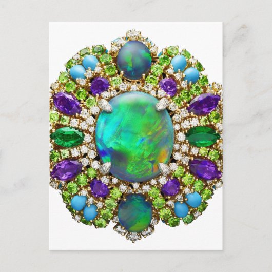 Jewelry Mandala Briefkaart (Voorkant)