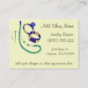 Jewelry Repair Shop Visitekaartje