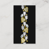 JEWELRY VISITEKAARTJE - zwart (Achterkant)