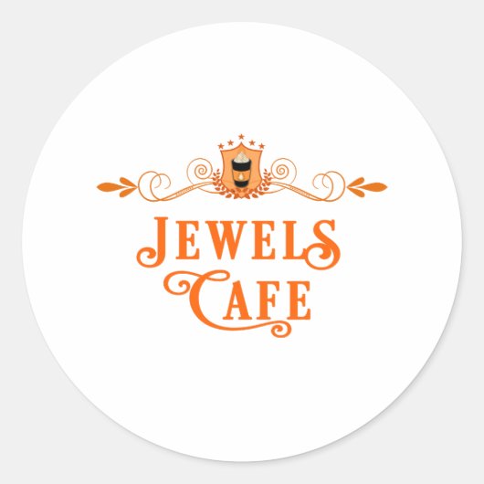 Jewels Cafe sticker (Voorkant)