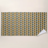 Jewels of the Congo - beach towel Strandlaken (Voorkant)