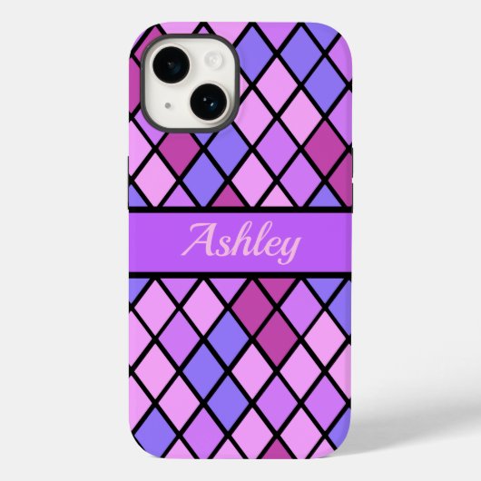 Jeweltone Diamonds Case-Mate iPhone Case (Achterkant)