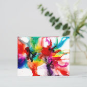 Jeweltone Prism - Waterverf Briefkaart (Staand voorkant)