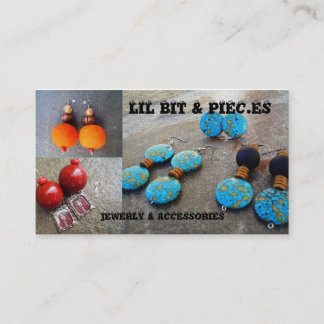 Jewerly et cartes de visite d'accessoires