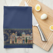 Jewish Al Netilat Yadayim Jerusalem Handwashing Theedoek (Quarter Fold)