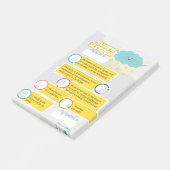 JEWISH BEDTIME CHECKLIST POST-IT® NOTES (Schuin)