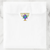 Jewish Candlesticks Hart Sticker (Tas)