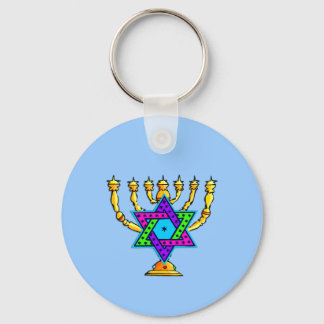 Jewish Candlesticks Sleutelhanger