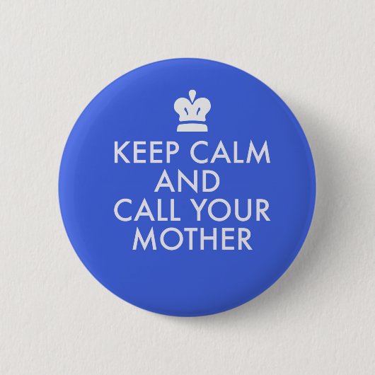 Jewish Gift Button-Keep Calm Ronde Button 5,7 Cm (Voorkant)