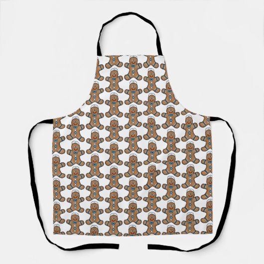 Jewish Gingerbrood Man Apron Schort (Voorkant)