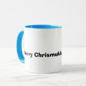 Jewish Gingerbrood Man Chrismukkah Mok (Voorkant links)