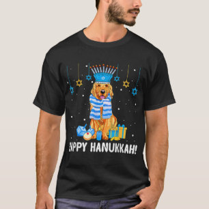 Jewish Golden Retriever Dog Menorah Pet Hanukkah C T-shirt