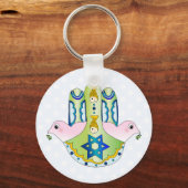 Jewish Hamsa Sleutelhanger (Voorkant)