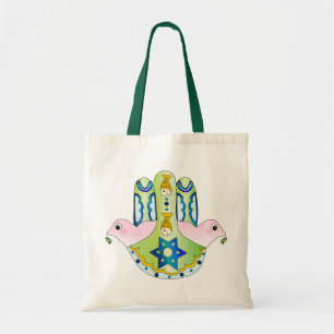 Jewish Hamsa Tote Bag