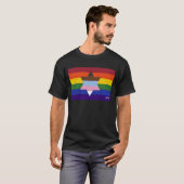Jewish Inclusive Flag T-shirt (Voorkant volledig)