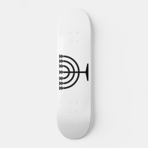 Jewish Menorah (symbool van het jodendom) Skateboard