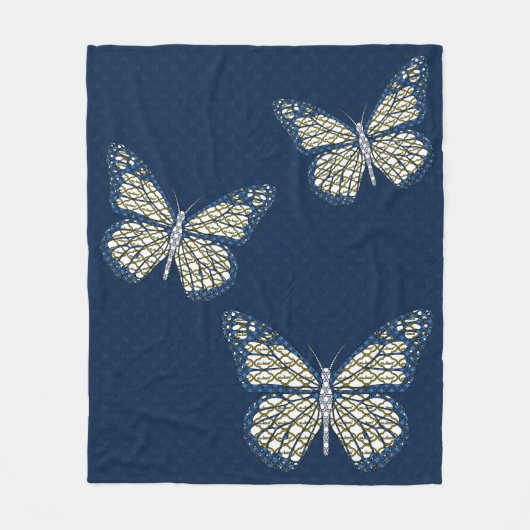 Jewish Monarch Fleece Blanket Deken (Voorkant)